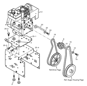 Part Location Diagram of 1501062E020 Briggs and Stratton Engine mount plate